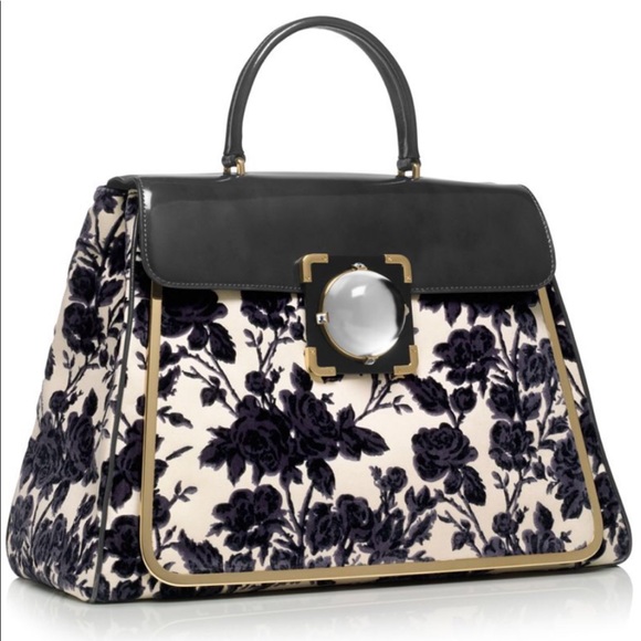 Tory Burch Handbags - NWT Rare Tory Burch Floral Vienna Top Handle Bag